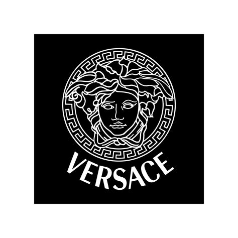 versace logo type monochrome|who owns versace logo.